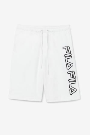 FILA Theo Shorts White,Mens Clothing | CA.ZIHVWP421